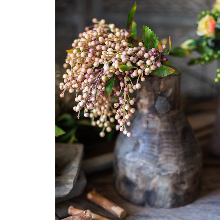 Faux Plant Linden Dilatatum Stem 17" Tall