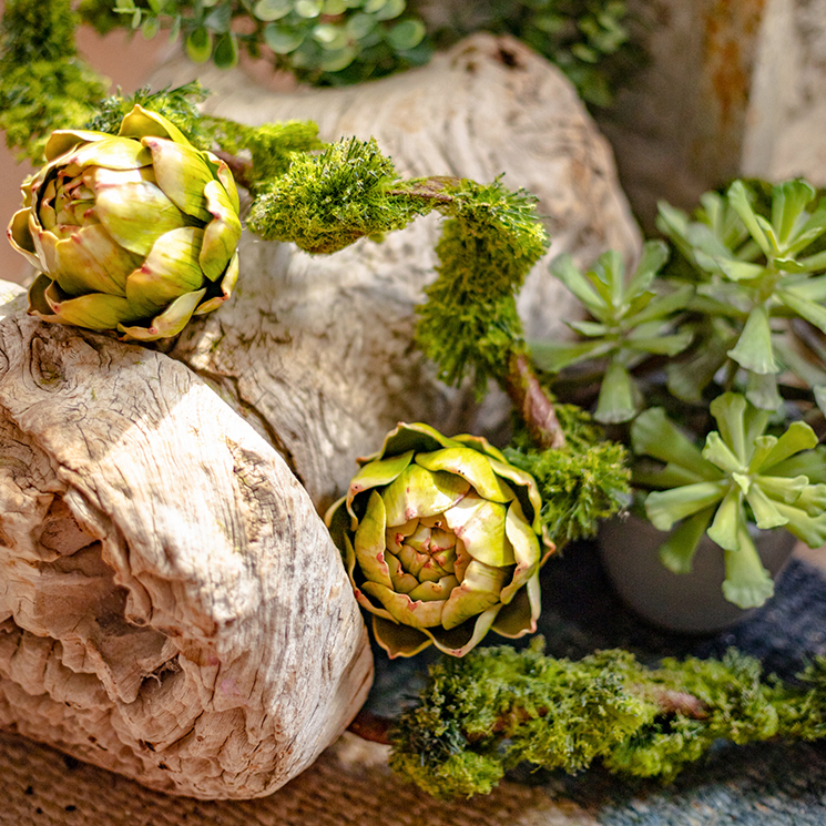 Artificial Moss Rattan Vine