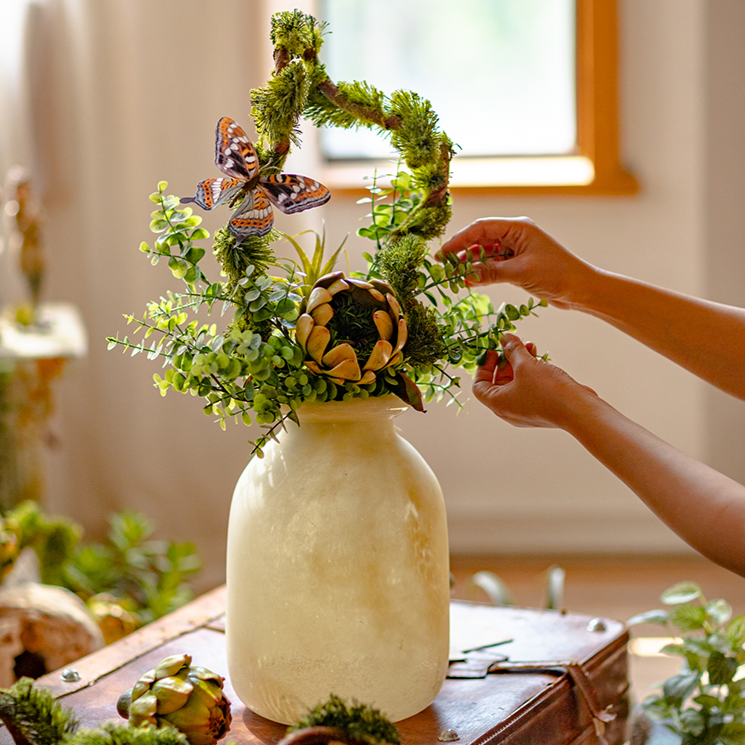 Artificial Moss Rattan Vine