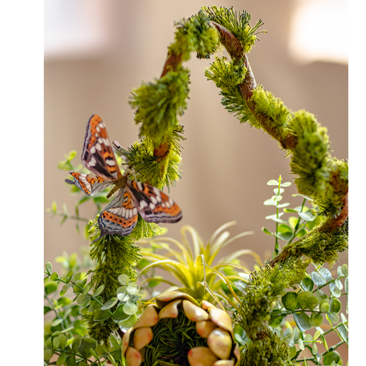 Artificial Moss Rattan Vine