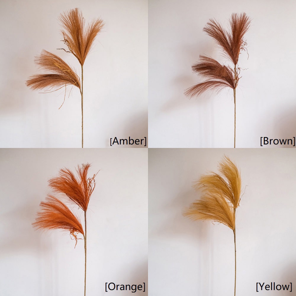 Faux Plant Reed Grass Stem In Various Colors 30" Tall