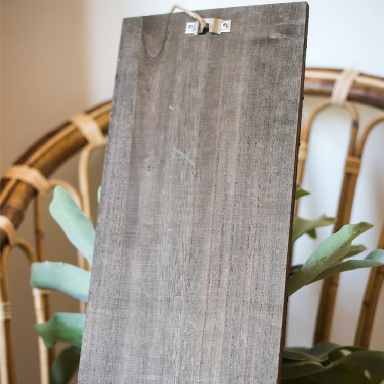 Artificial Faux Fern Madagascar Staghorn Wood Board Hanging