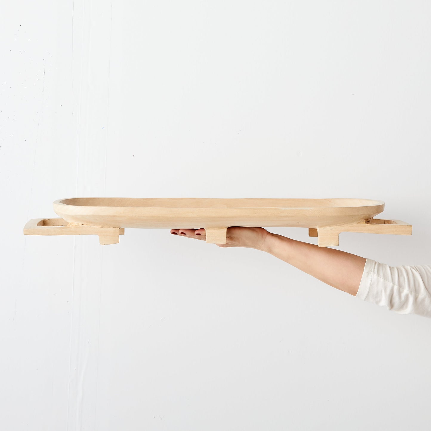 Swazi Long Wooden Serving Tray