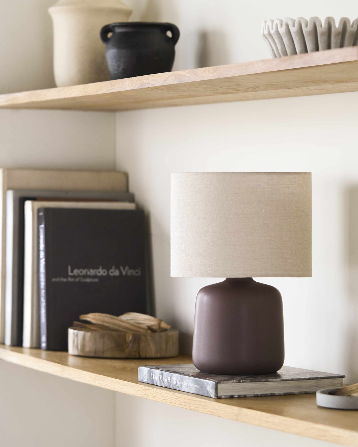 Lumellogno Dark Brown Table Lamp