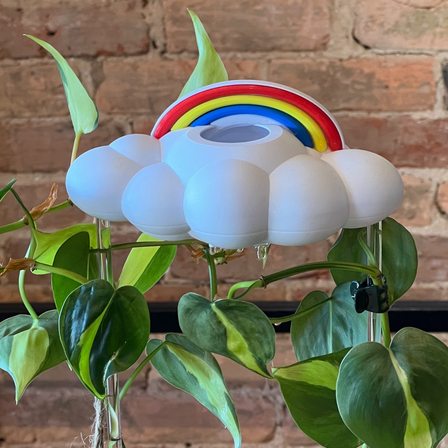 Original Dripping Rain Cloud with Rainbow Charm