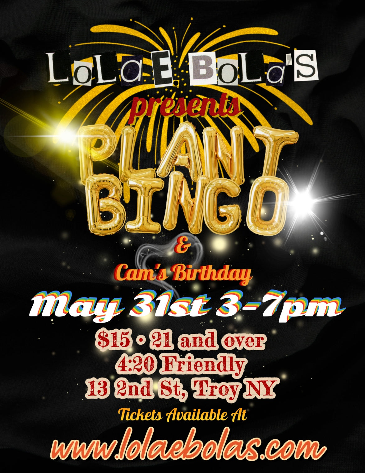 Plant Bingo/ Cam's Birthday