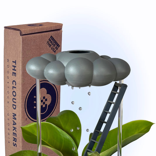 Stormy Dripping Rain Cloud with Ladder Charm