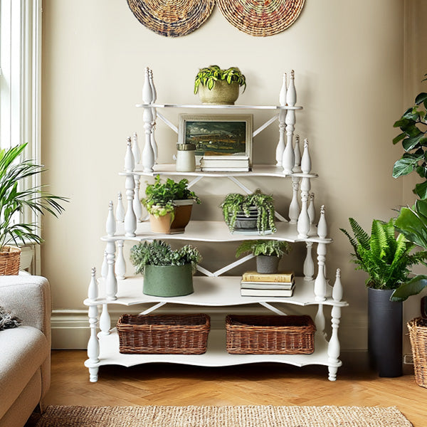 HUGE Antique Inspired French Cottage Etagere