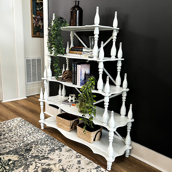 HUGE Antique Inspired French Cottage Etagere
