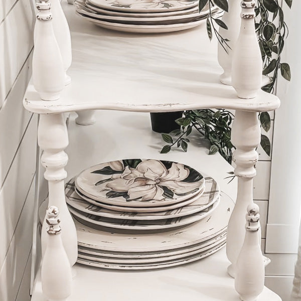 HUGE Antique Inspired French Cottage Etagere