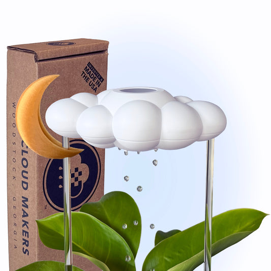 Original Dripping Rain Cloud with Moon Charm