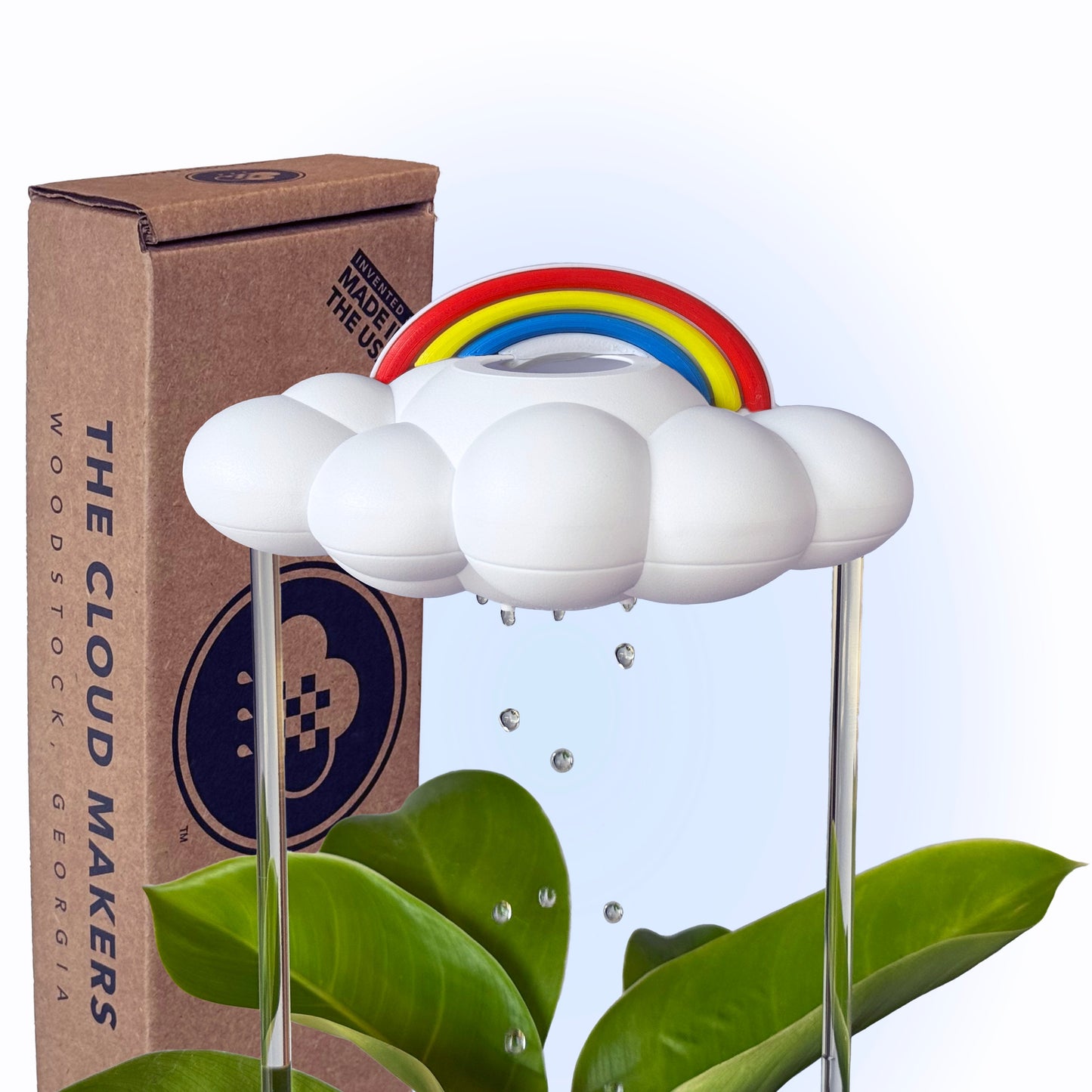 Original Dripping Rain Cloud with Rainbow Charm