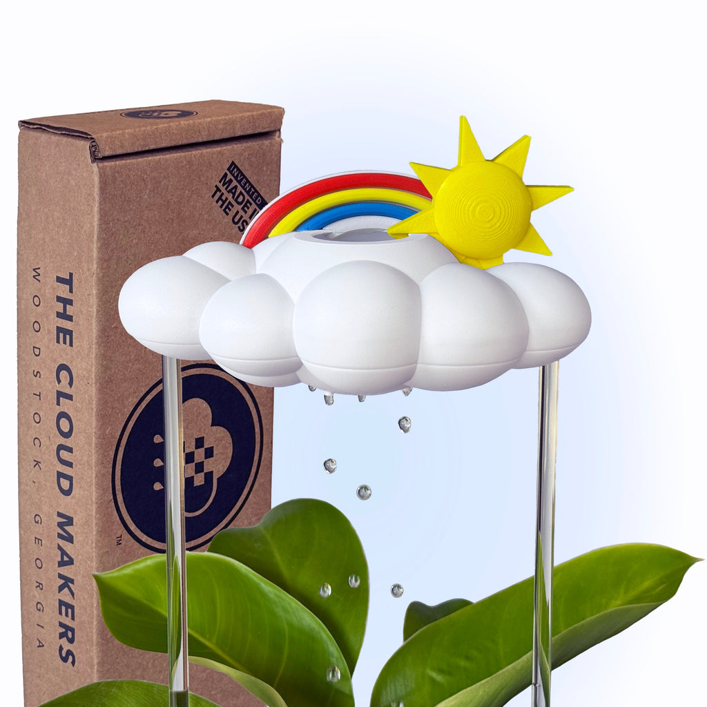 Original Dripping Rain Cloud with Sun and Rainbow Charms