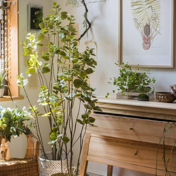 Artificial Silk Bauhinia Tree In Pot