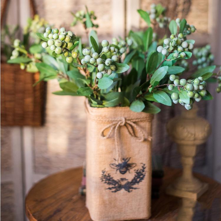 Artificial Gooseberry Fruit Stem 26" Tall