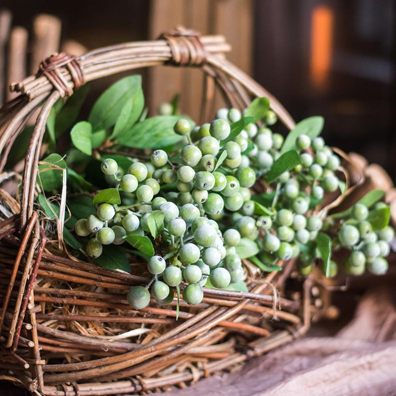 Artificial Gooseberry Fruit Stem 26" Tall