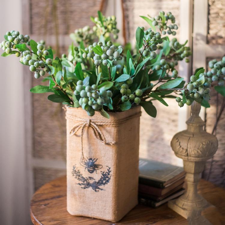 Artificial Gooseberry Fruit Stem 26" Tall