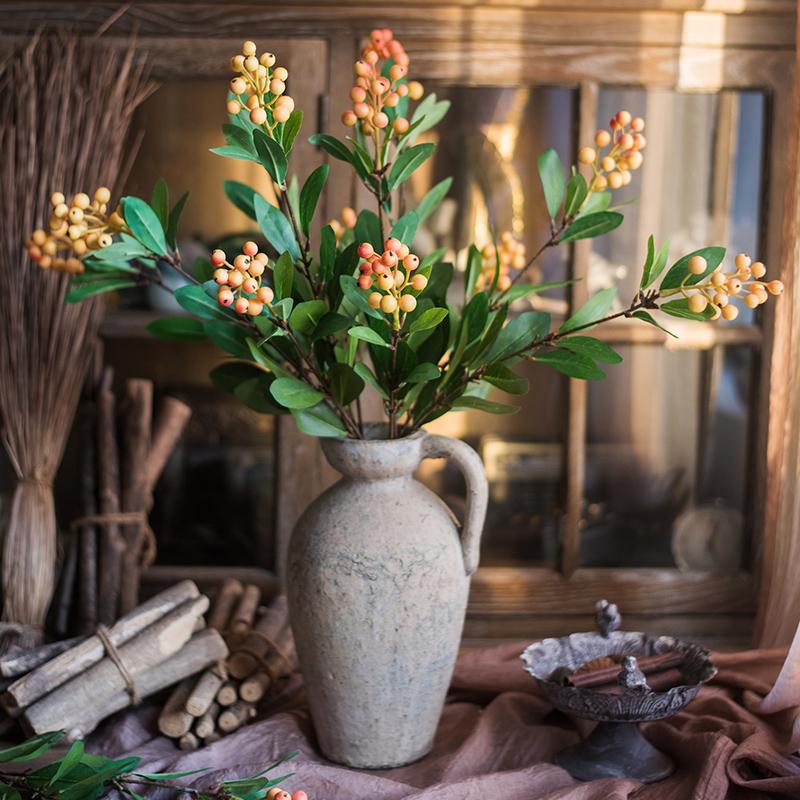 Artificial Gooseberry Fruit Stem 26" Tall