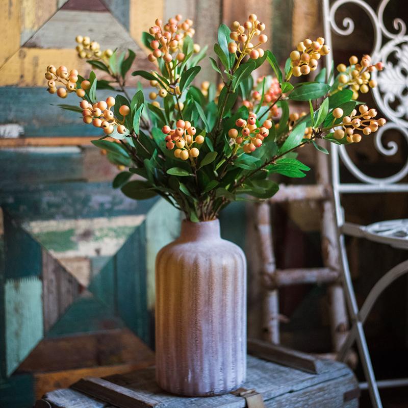 Artificial Gooseberry Fruit Stem 26" Tall