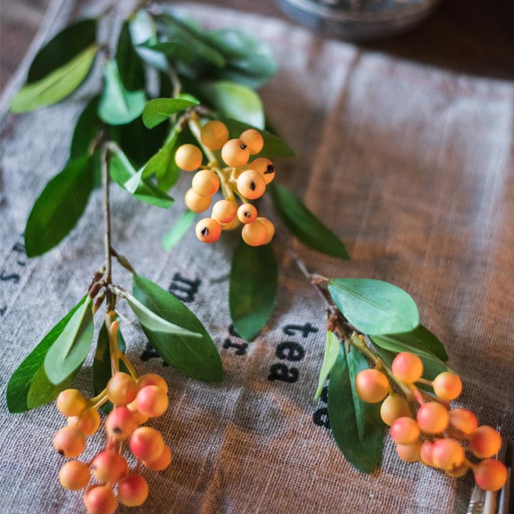 Artificial Gooseberry Fruit Stem 26" Tall