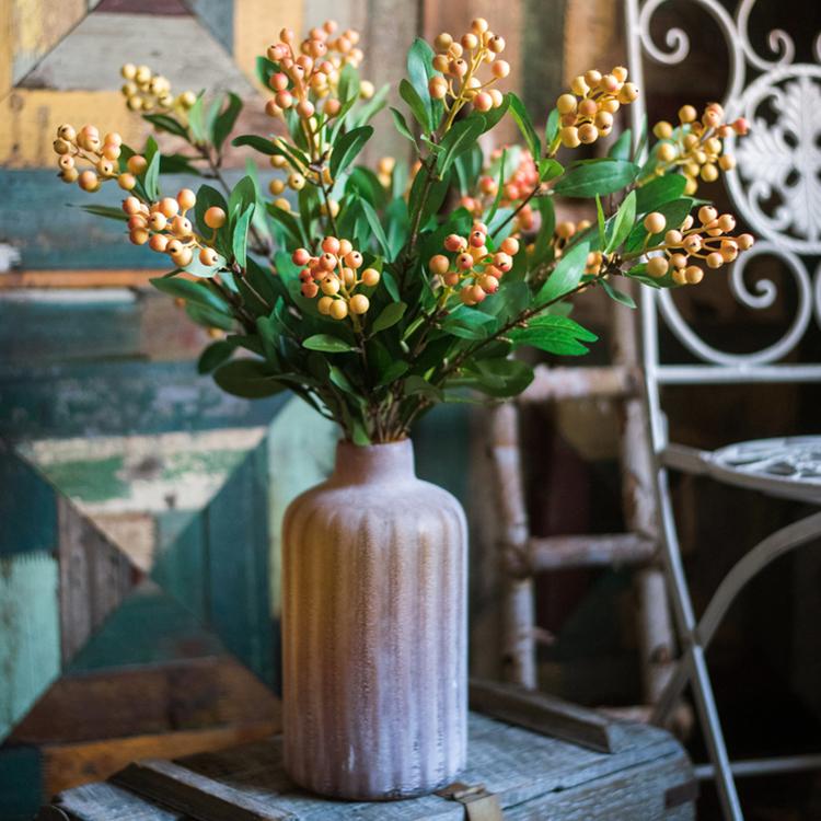 Artificial Gooseberry Fruit Stem 26" Tall