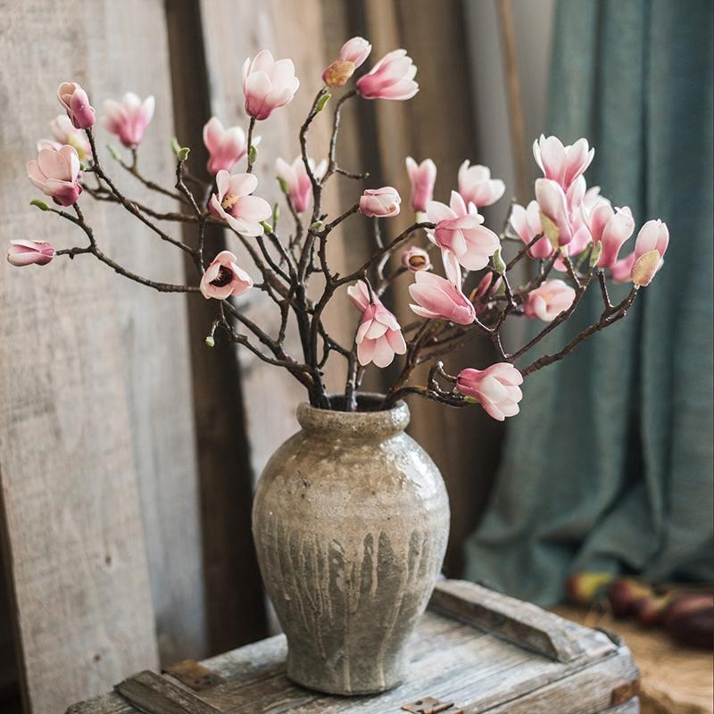 Artificial Magnolia Stem in Eco PE Foam 25" Tall