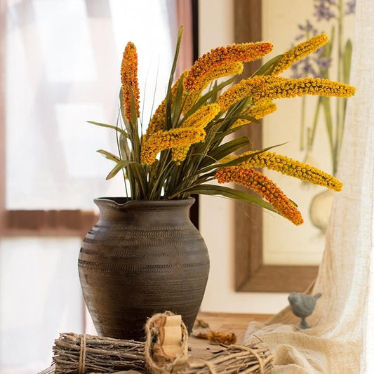 Artificial Millet Stem 37" Tall Faux