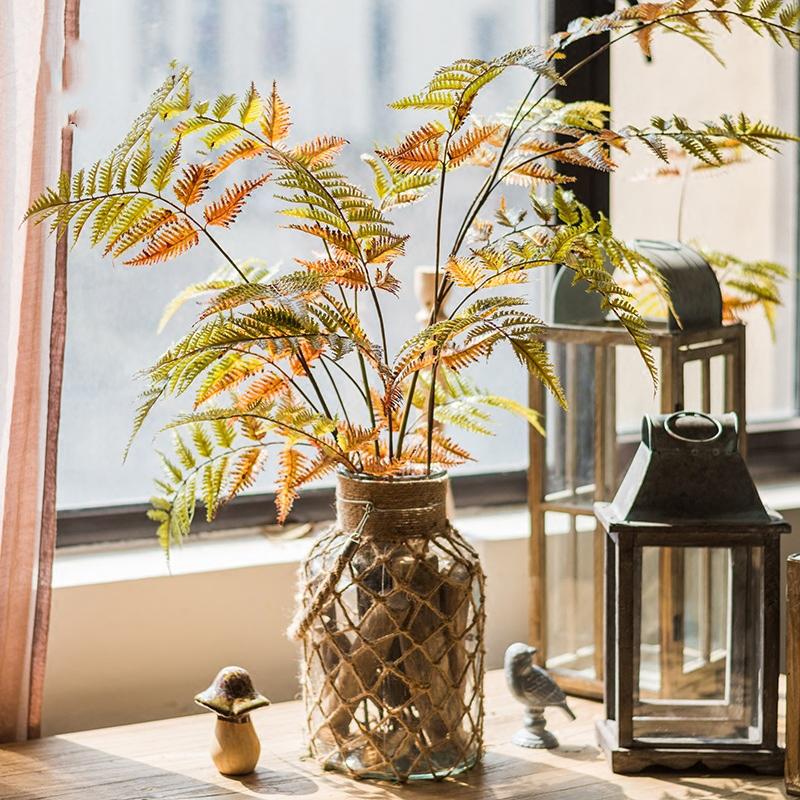 Artificial Plant Cyathea Leaf Stem 34" Tall