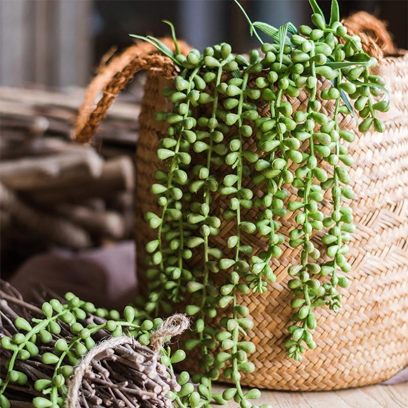 Artificial Plant Tear Drop Hanging 28" Long