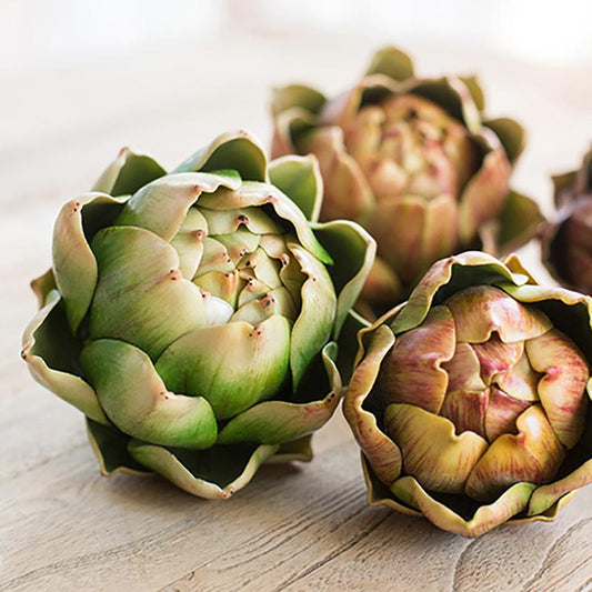 Artificial Veggie Real Touch Artichoke Randomly Picked Set of 3