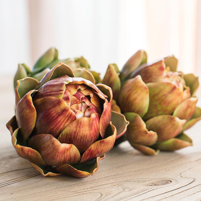 Artificial Veggie Real Touch Artichoke Randomly Picked Set of 3