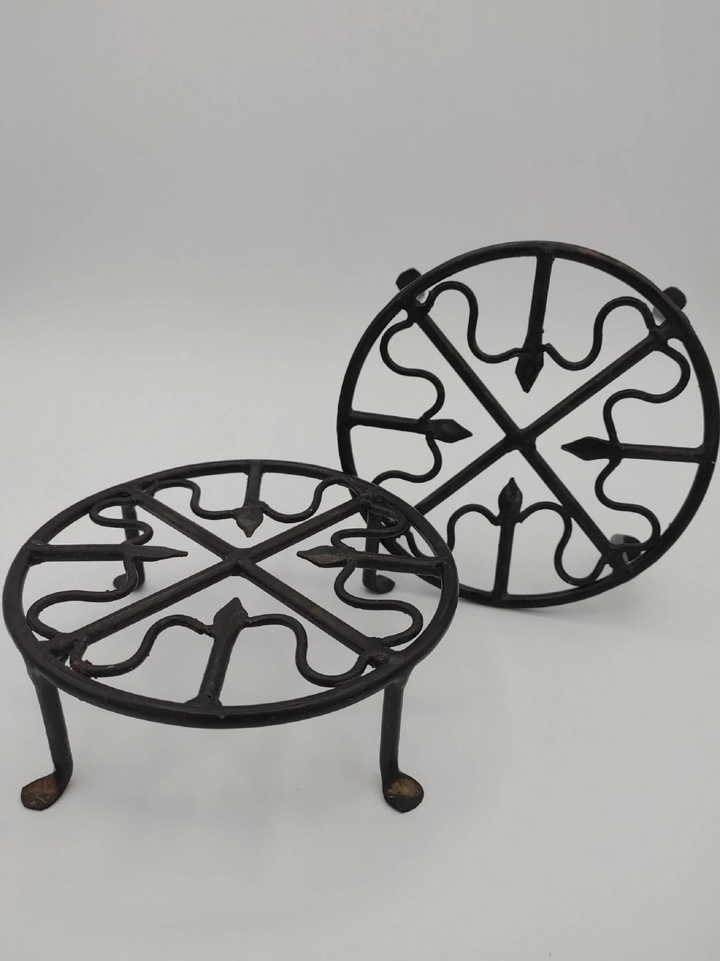 6" Round Wrought Iron Plant Stands