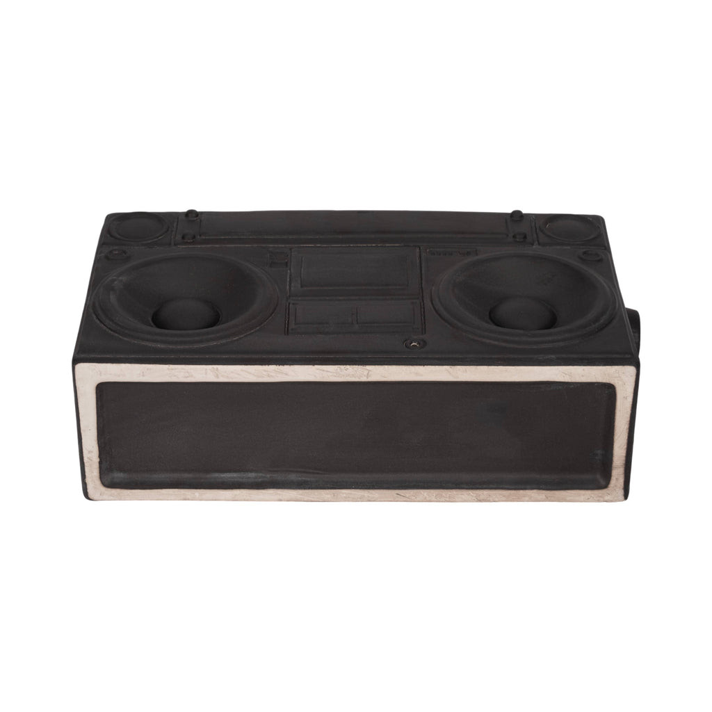 Ceramic Stereo Planter Pot Garden Decor - Gray, 13 in.