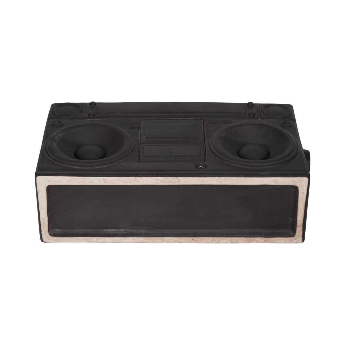 Ceramic Stereo Planter Pot Garden Decor - Gray, 13 in.
