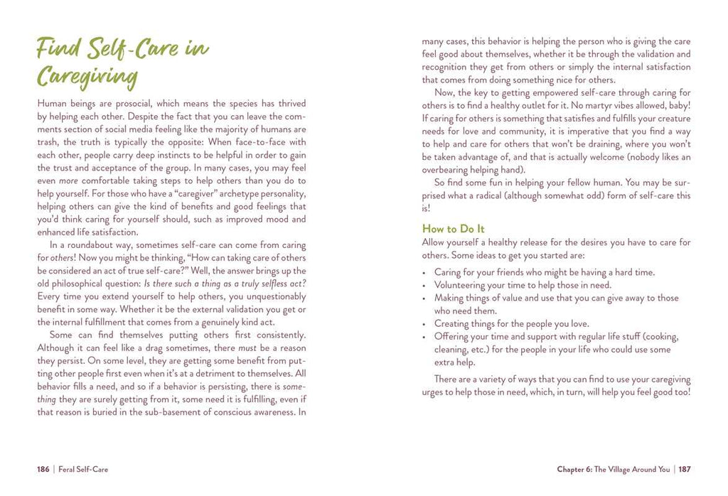 Feral Self-Care by Mandi Em