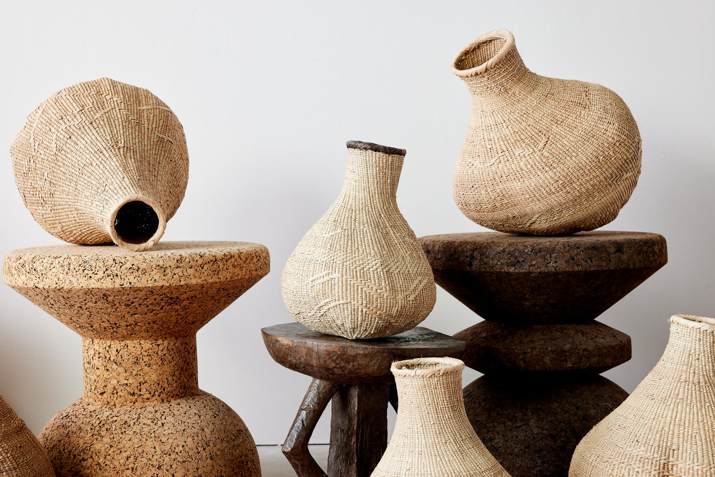 Binga Nongo Natural Woven Gourd Basket