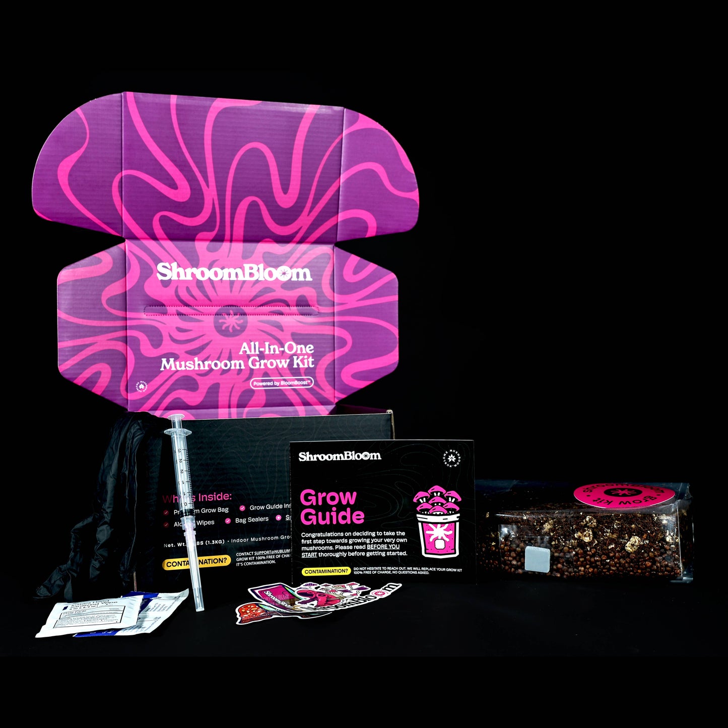 All-In-One Mushroom Grow Kit – Perfect for First-Time Grower