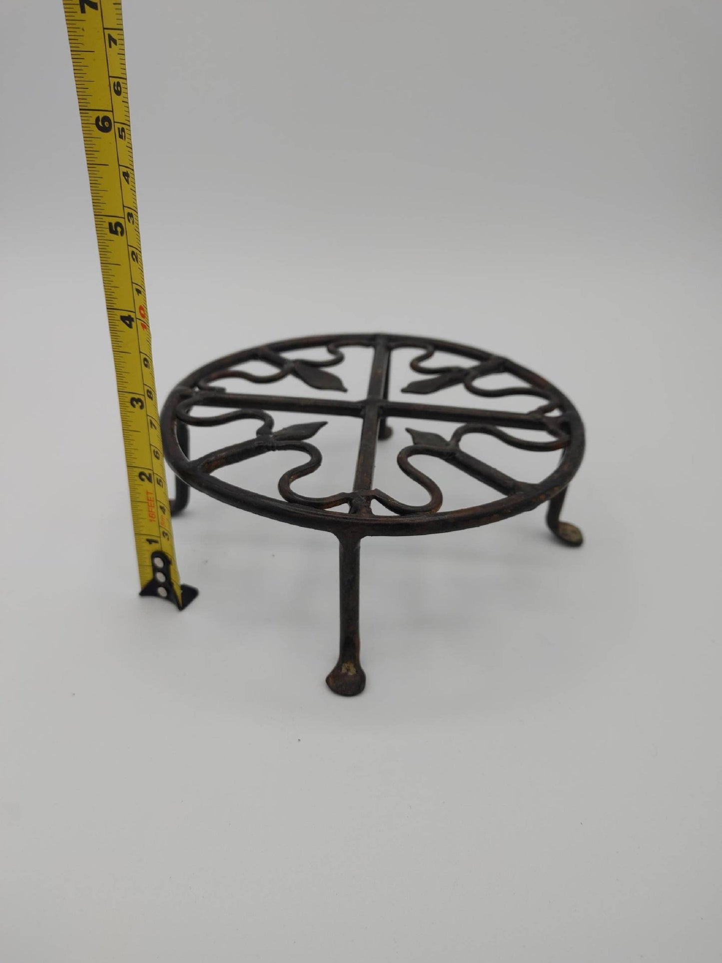 6" Round Wrought Iron Plant Stands
