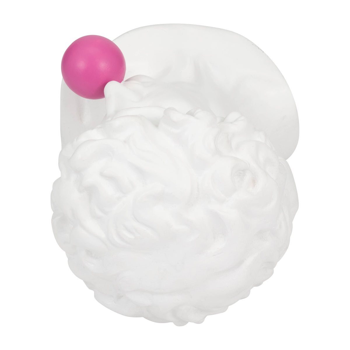 Resin Greek God Head Sculpture Bubble Gum - White, 13 in.