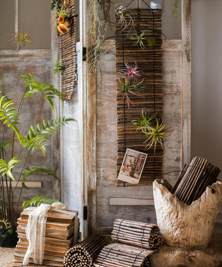 Calligraphy Brush Holder Rollup Wood Shades Rollup