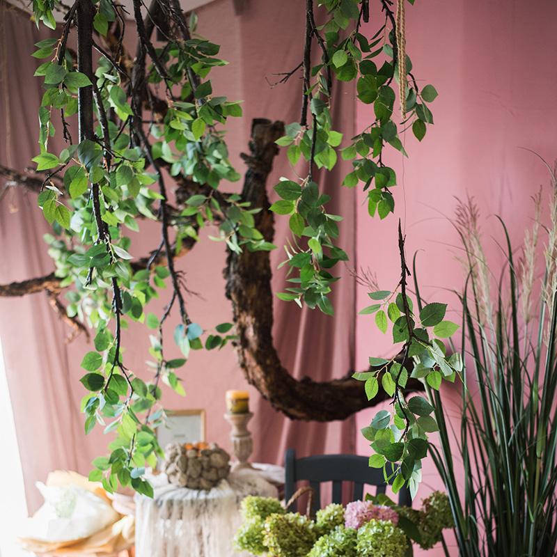 Camellia Green Leaf Stem