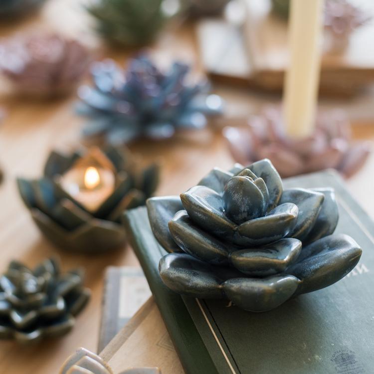 Ceramic Floral Table Accents