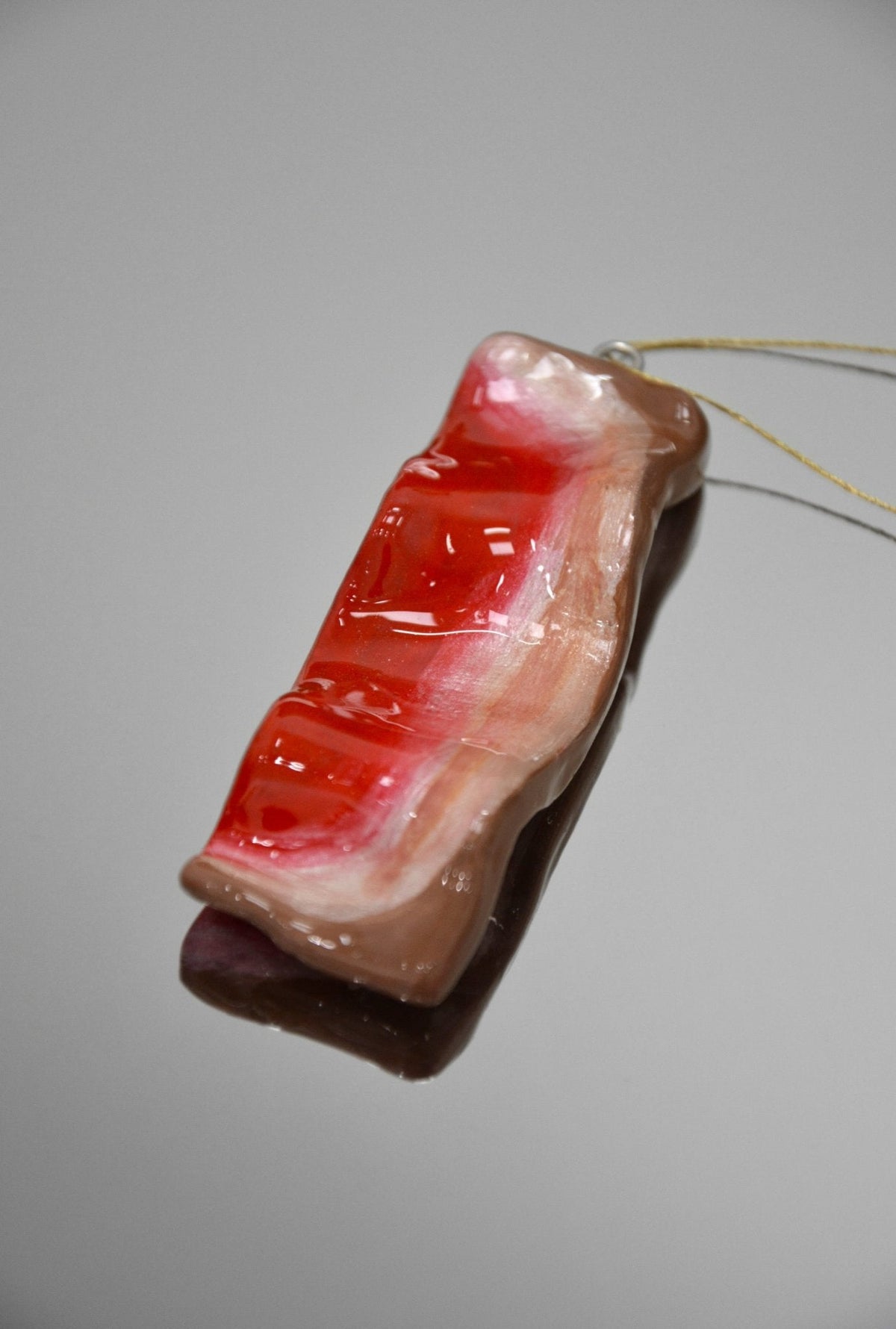 CERAMIC THICK-CUT BACON ORNAMENT