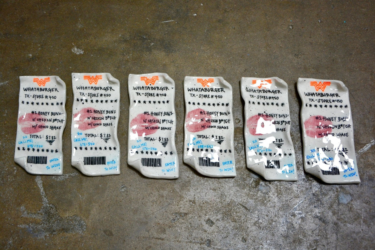 CERAMIC WHATA B “RECEIPT”