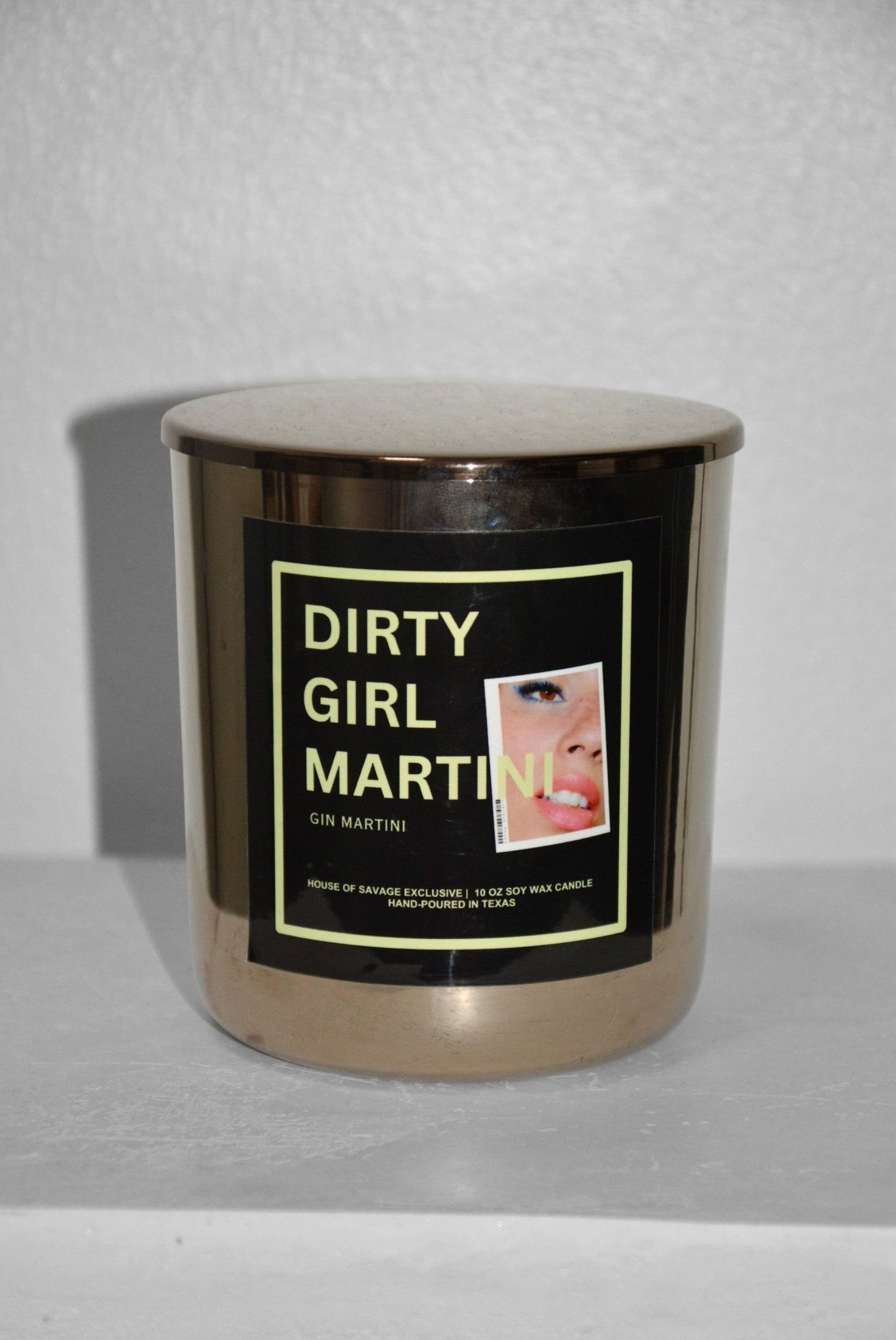 DIRTY GIRL MARTINI CANDLE