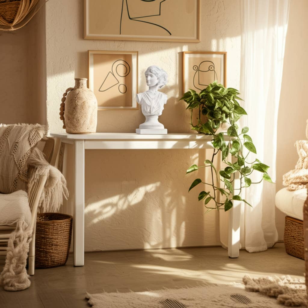 Resin Grecian Venus Bust Sculpture Decor - White, 20 in.