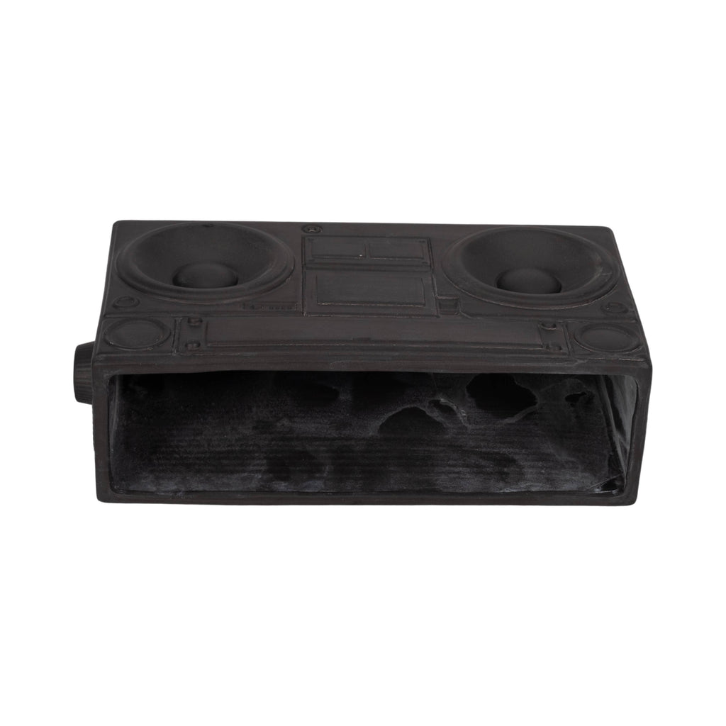 Ceramic Stereo Planter Pot Garden Decor - Gray, 13 in.