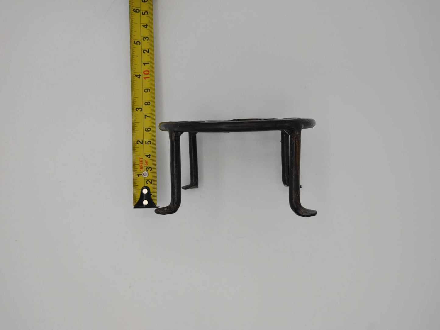 4" Round Wrought Iron Plant Stand