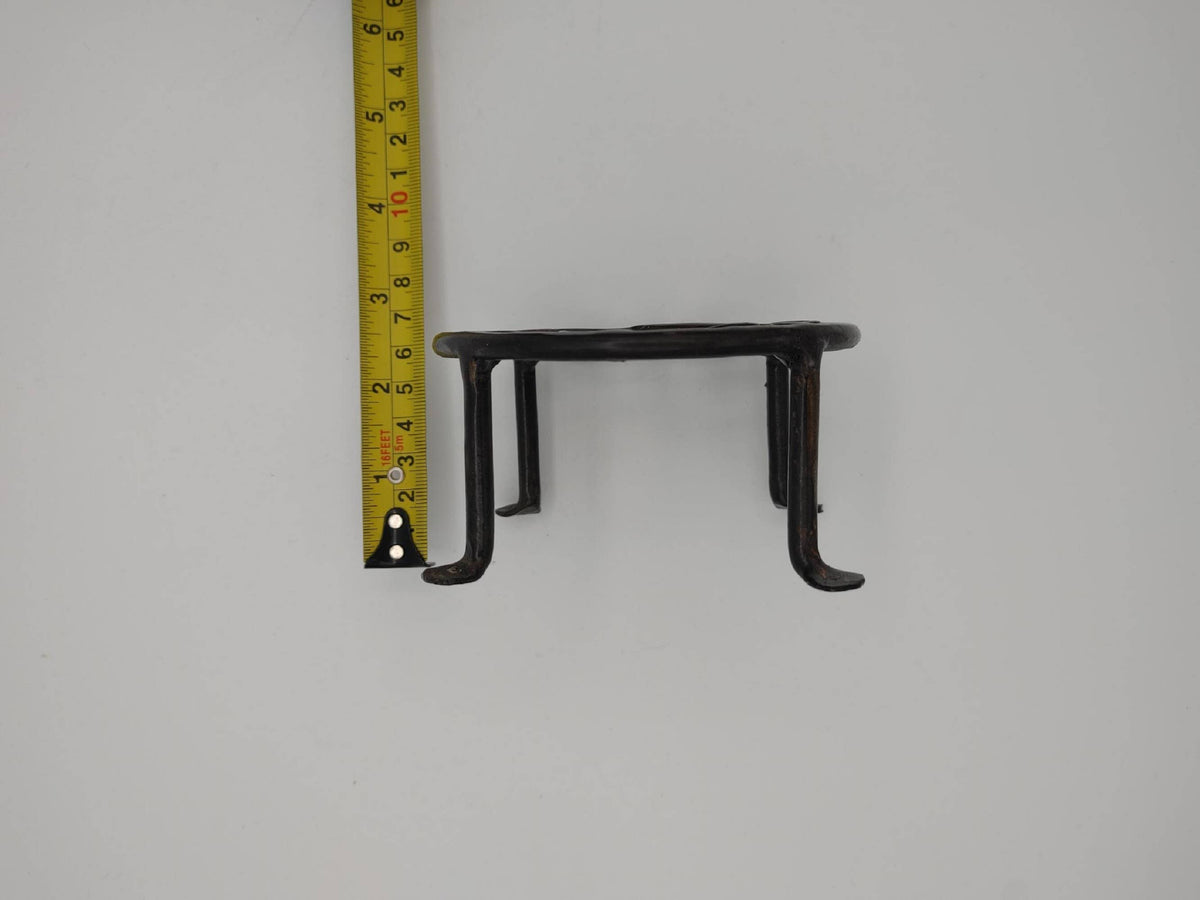 4" Round Wrought Iron Plant Stand