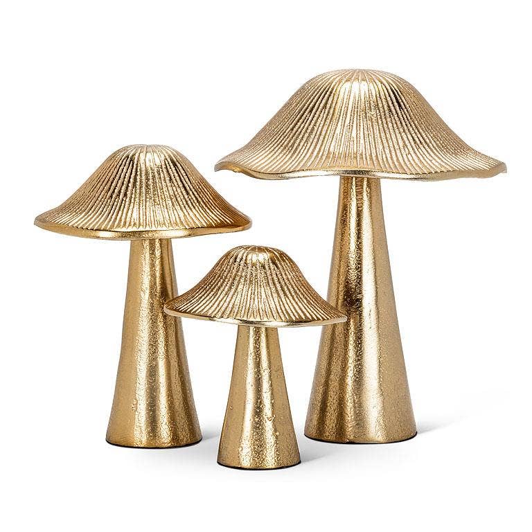 Ribbed Mushroom - Gold